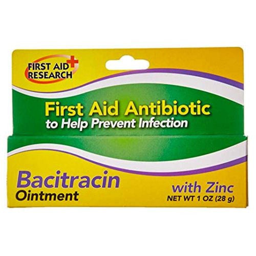 Bacitracin Zinc First Aid Antibiotic Ointment - 1 Oz Tube